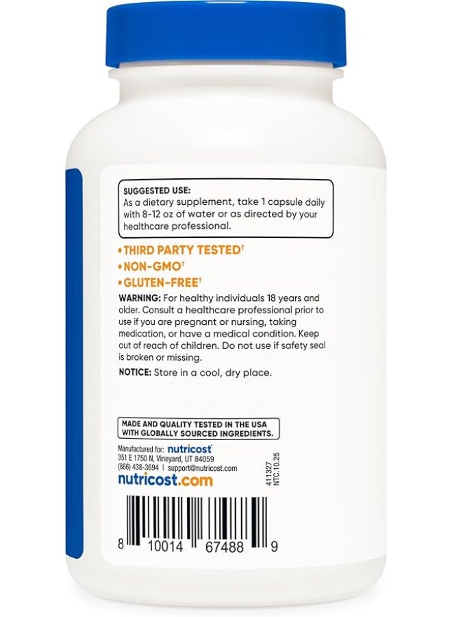 نوتريكوست، إل-جليسين، 1000 ملغ، 120 كبسولة - Image 2